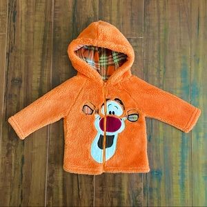 Tigger Winnie Pooh Disney Fleece Hoodie Jacket Baby Toddler Costume 24 Months